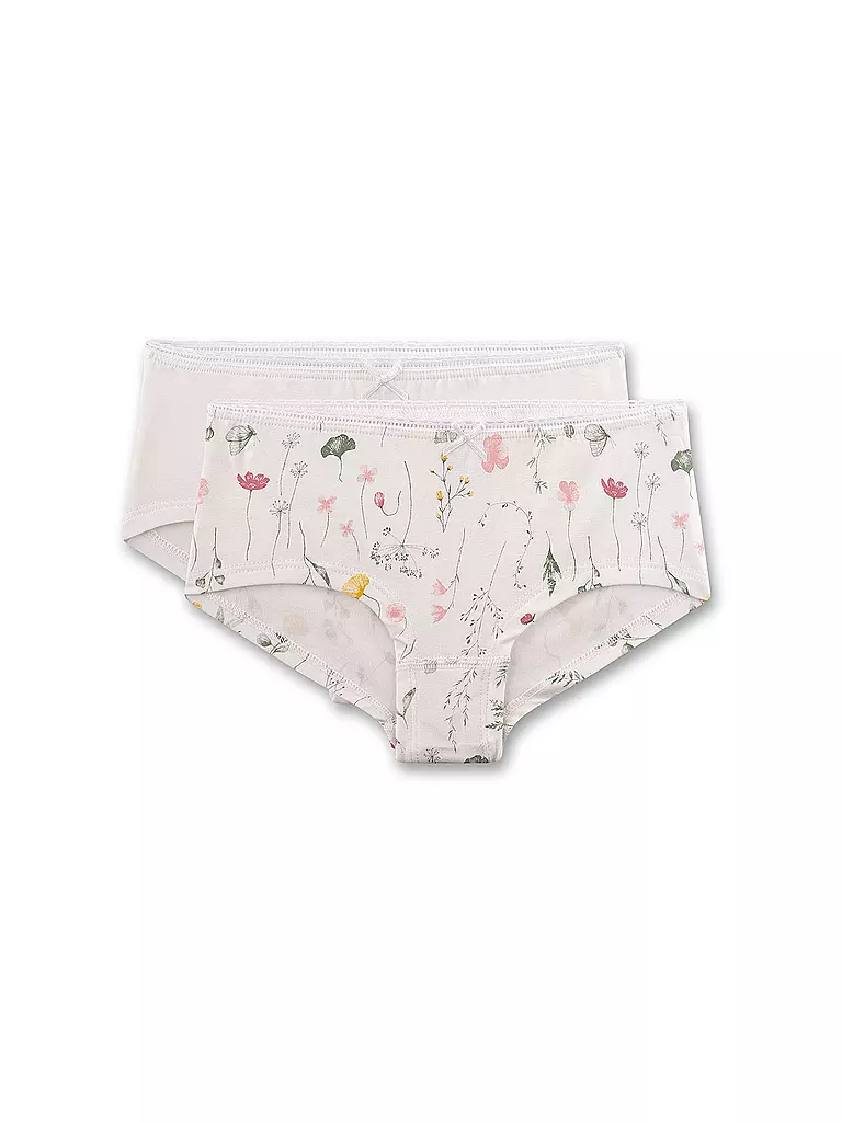 SANETTA | Culottes pour filles, lot de 2, white pebb | creme