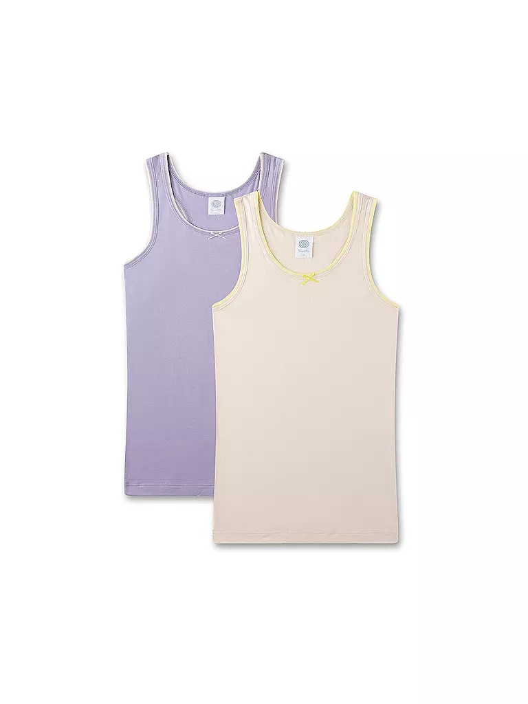SANETTA | Débardeur fille lot de 2 sable | creme