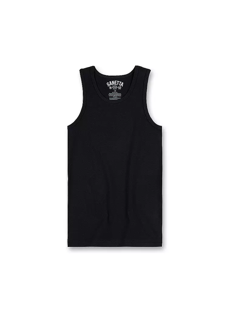 SANETTA | Débardeur garçon Essentials Noir | schwarz