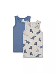 SANETTA | Débardeur garçon lot de 2 nature mel | Beige