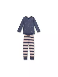 SANETTA | Ensemble pyjama fille | Bleu foncé