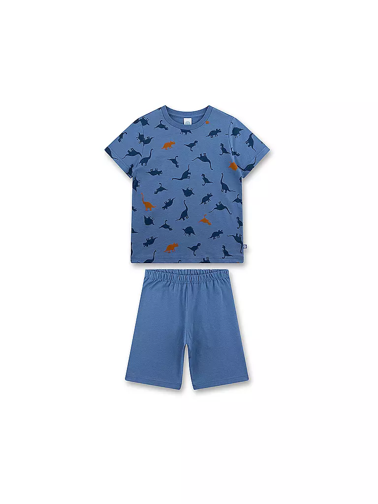 SANETTA | Ensemble pyjama garçon 2 pièces (T-shirt et short) | blau