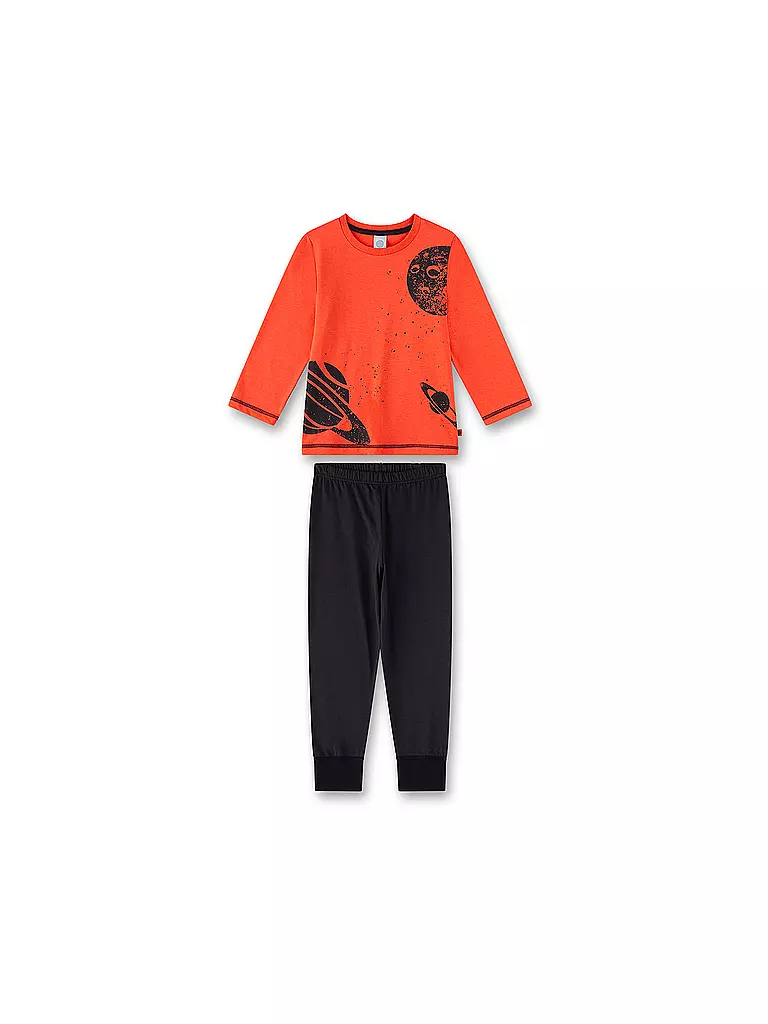 SANETTA | Jungen Pyjama  | Orange