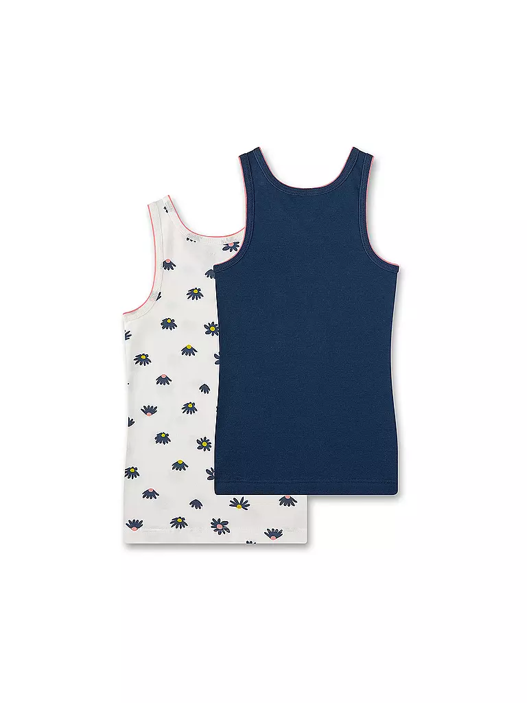SANETTA | Mädchen Top 2er Pkg. white pebb | Crème