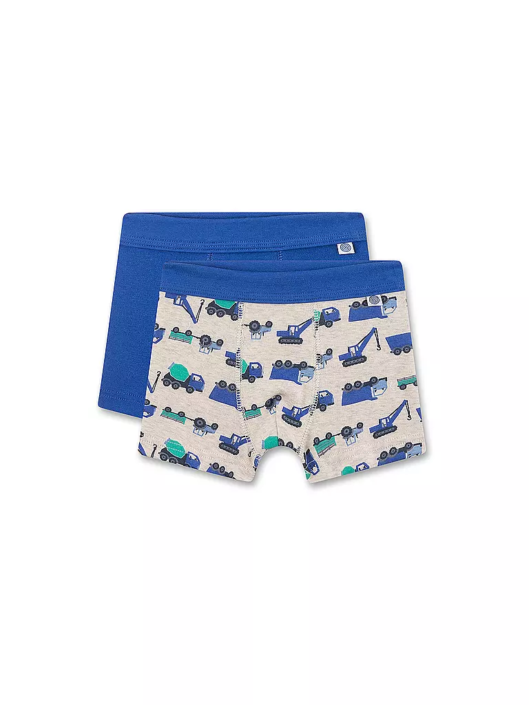 SANETTA | Pantalons pour garçons, lot de 2, chiné naturel | blau