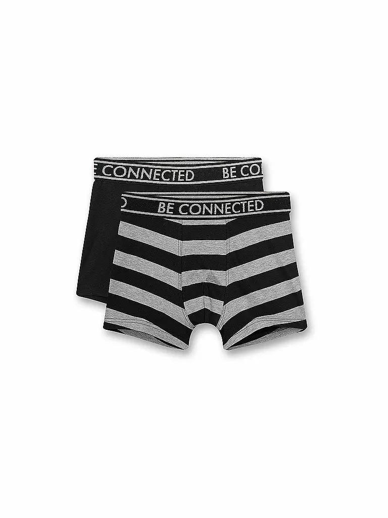 SANETTA | Pantalons pour garçons lot de 2 elite grey | schwarz
