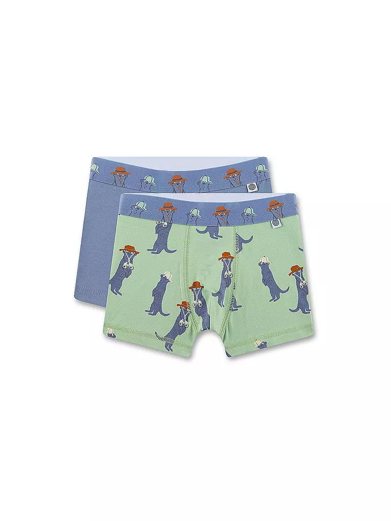 SANETTA | Pants garçon lot de 2 vert jade | hellgrün