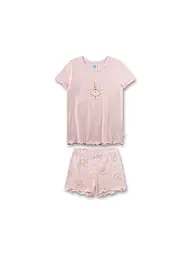 SANETTA | Pyjama fille 2 pièces T-shirt et short | Rose