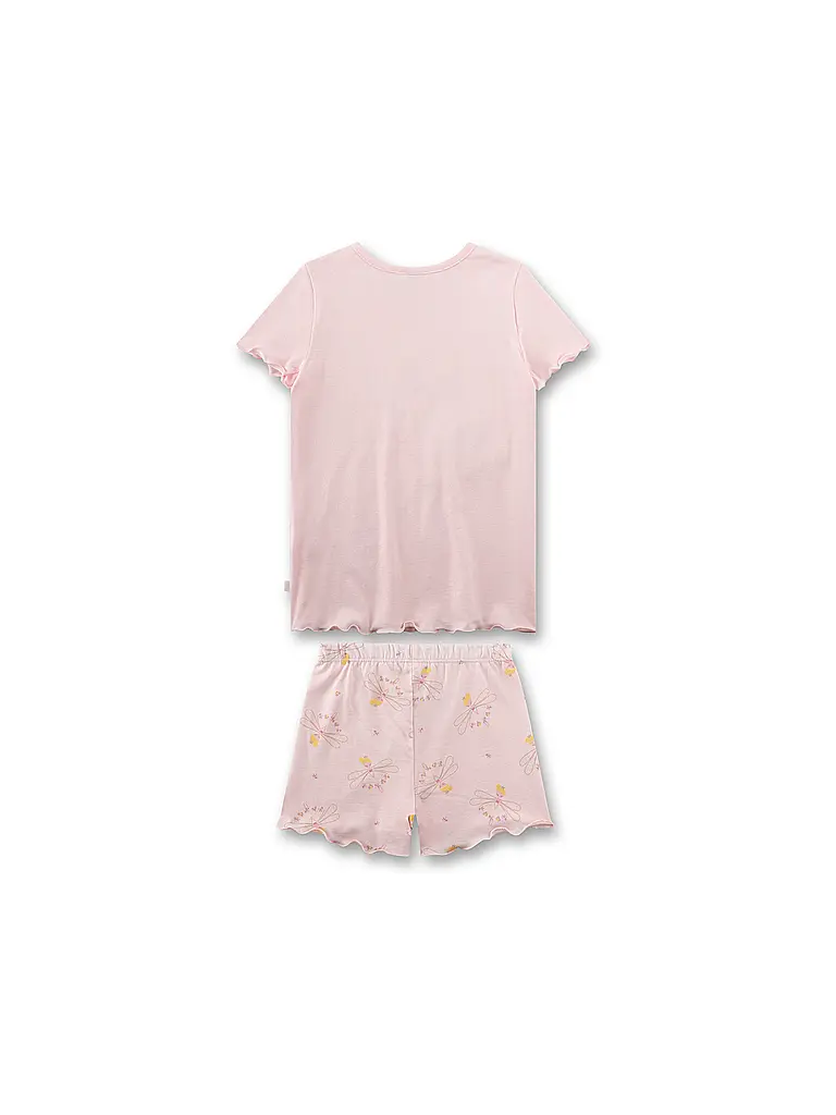 SANETTA | Pyjama fille 2 pièces T-shirt et short | Rose