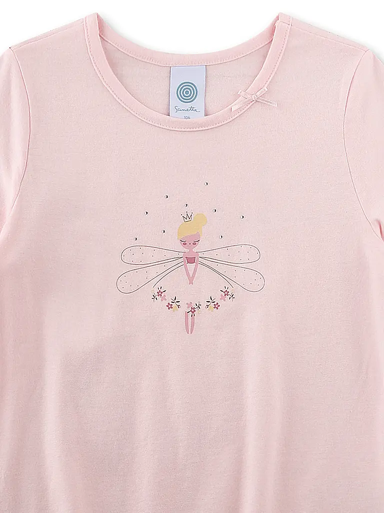 SANETTA | Pyjama fille 2 pièces T-shirt et short | Rose