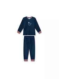 SANETTA | Pyjama fille | Bleu foncé