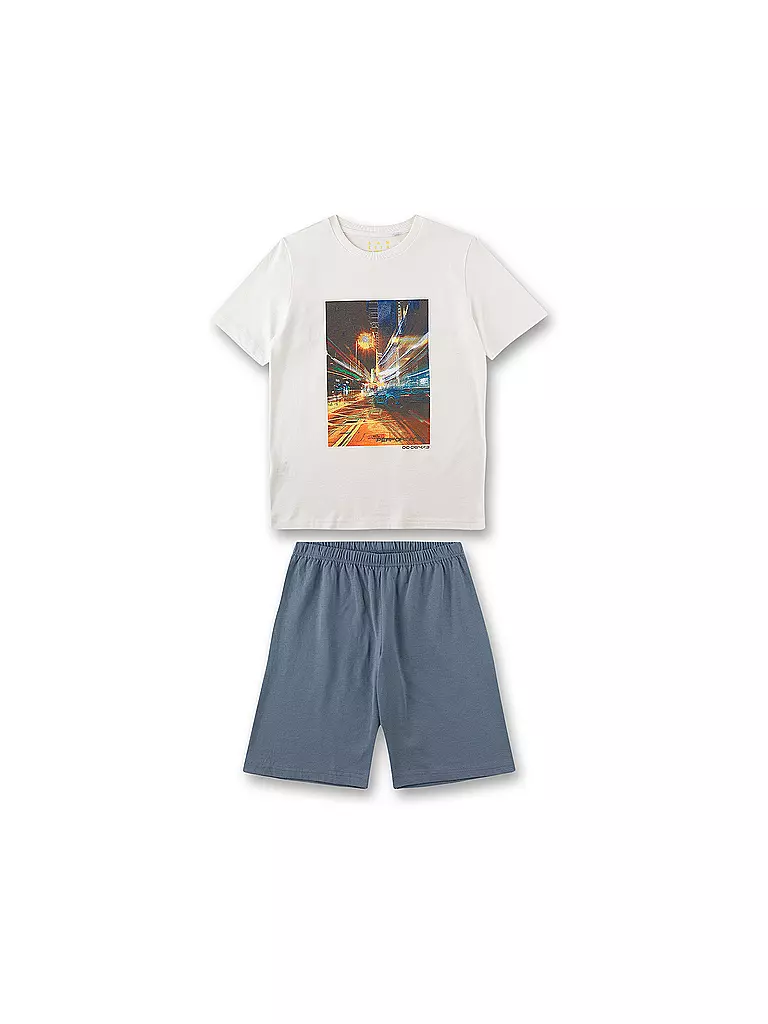 SANETTA | Pyjama garçon | Blanc
