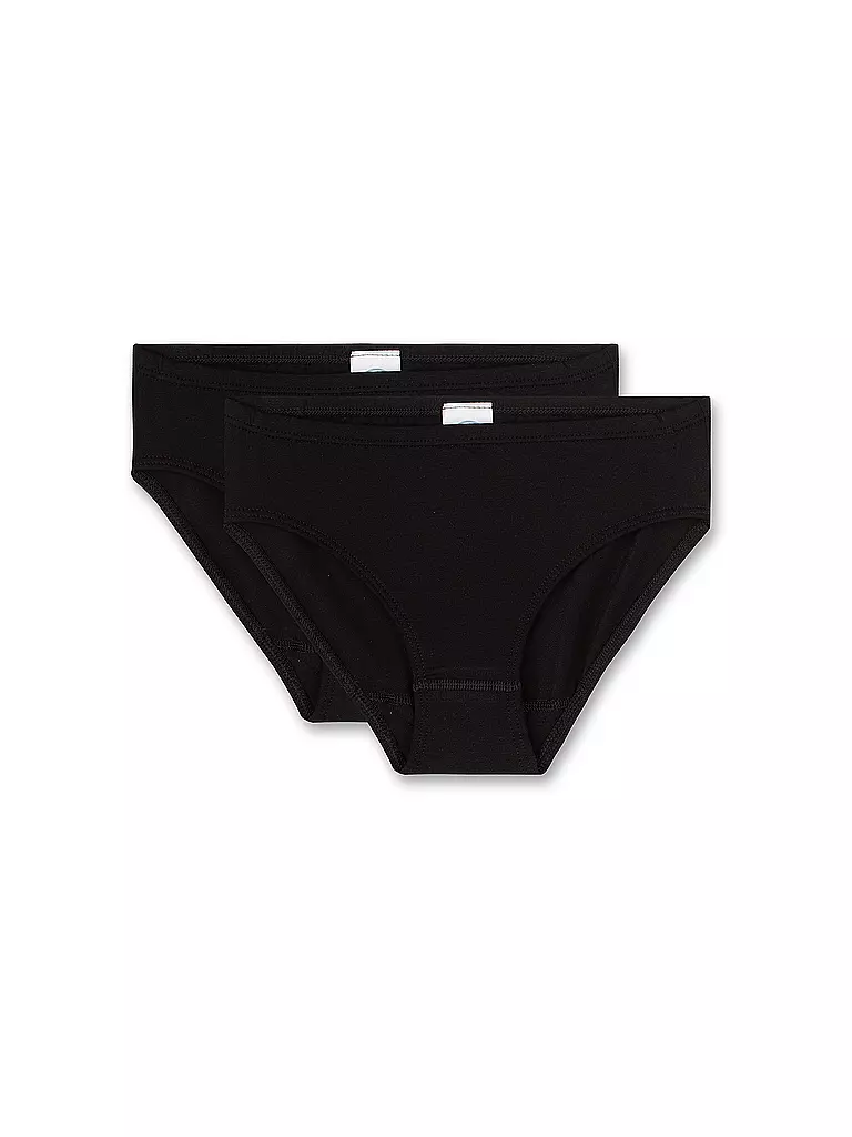 SANETTA | Slip fille lot de 2 super noir | schwarz
