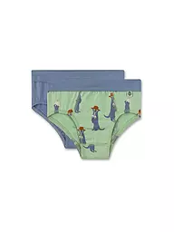 SANETTA | Slip garçon lot de 2 vert jade | Vert clair