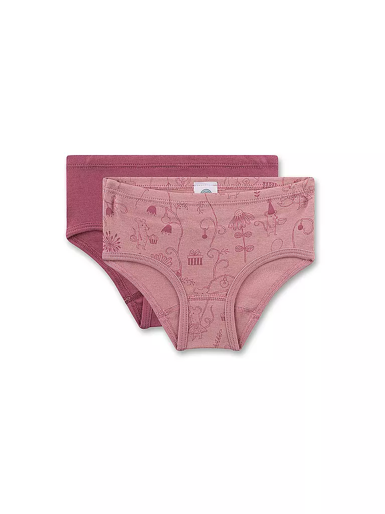 SANETTA | Slip pour fille, lot de 2, rose foncé | rosa