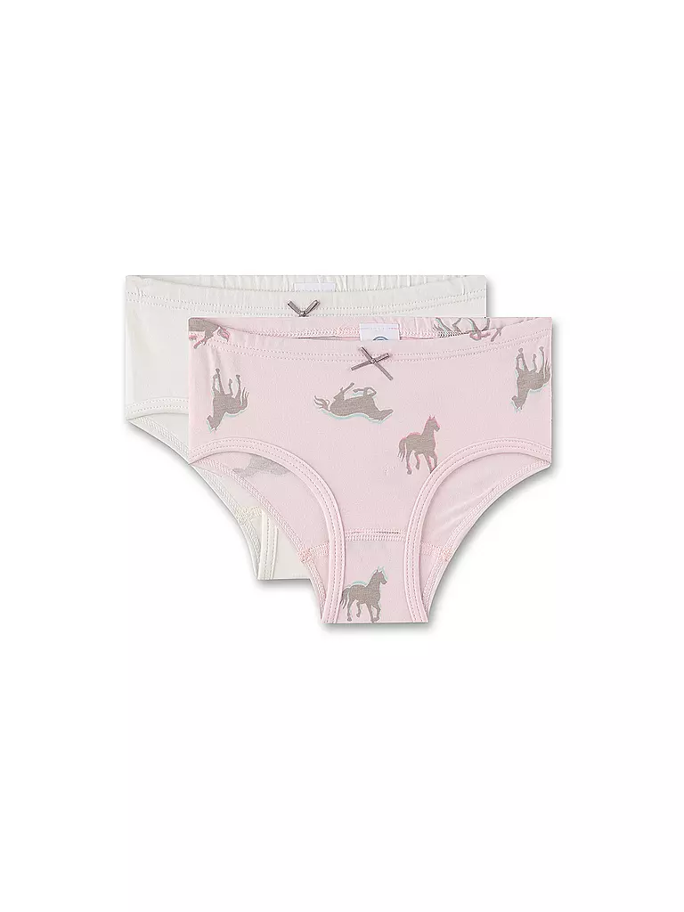 SANETTA | Slip pour fille, lot de 2, rose | Rose