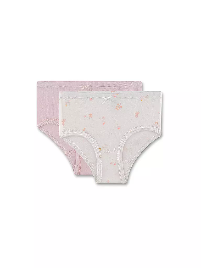 SANETTA | Slip pour fille, lot de 2, white pebb | creme