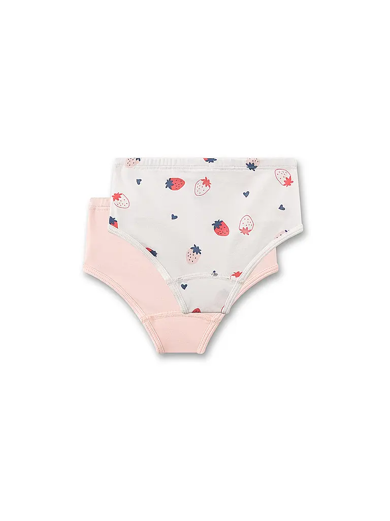 SANETTA | Slip pour fille, lot de 2, white pebb | Crème