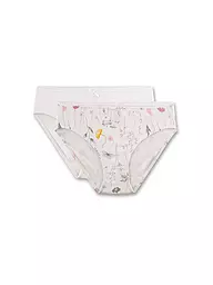 SANETTA | Slip pour fille, lot de 2, whitepebb | Crème