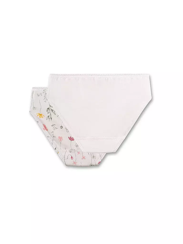 SANETTA | Slip pour fille, lot de 2, whitepebb | creme
