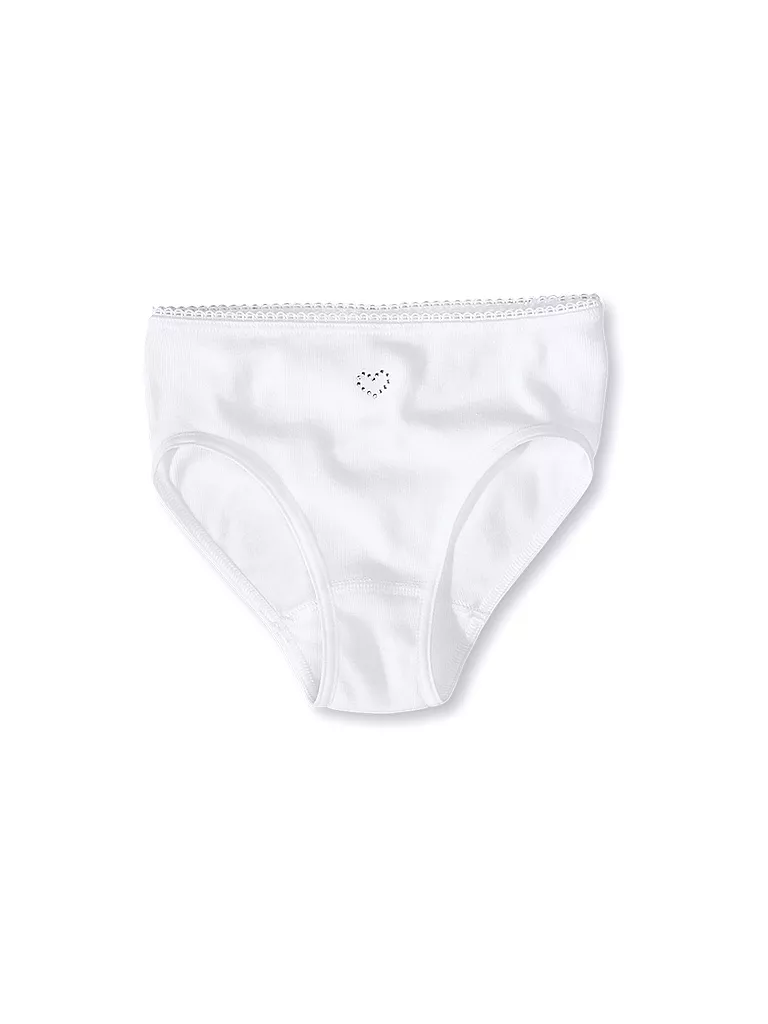 SANETTA | Slip pour fille "Cotton Love" blanc | weiss