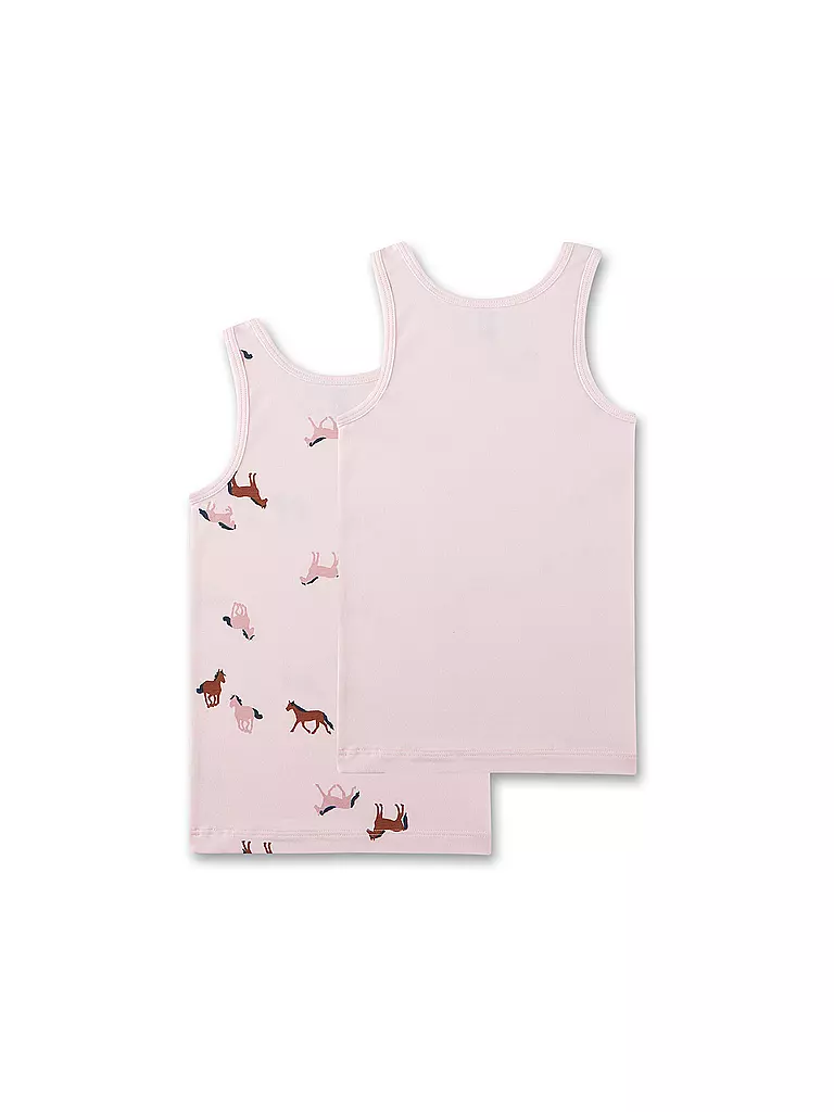 SANETTA | Top fille lot de 2 rose | 