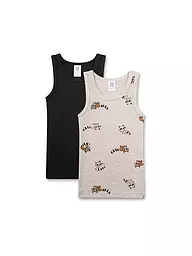 SANETTA | Top garçon lot de 2 nature mel | Gris