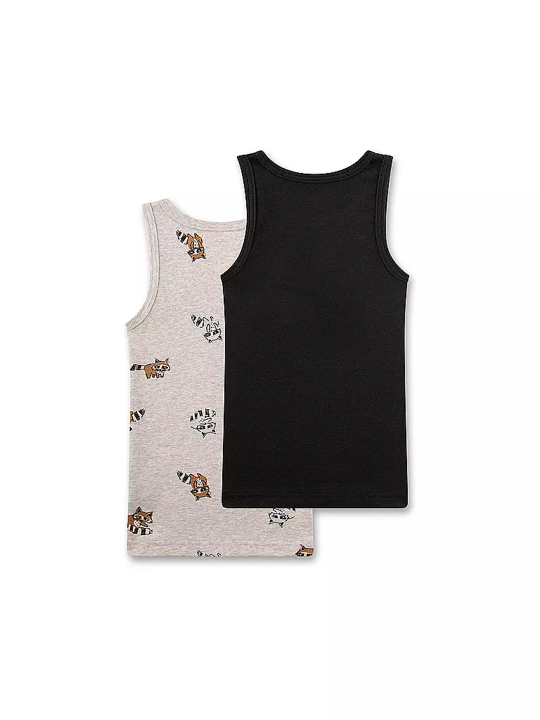 SANETTA | Top garçon lot de 2 nature mel | 