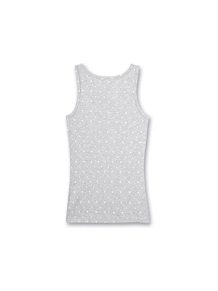 SANETTA | Top pour fille - Débardeur gris clair chiné |