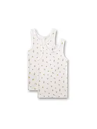 SANETTA | Top pour fille - Débardeur lot de 2 white pebb | Crème