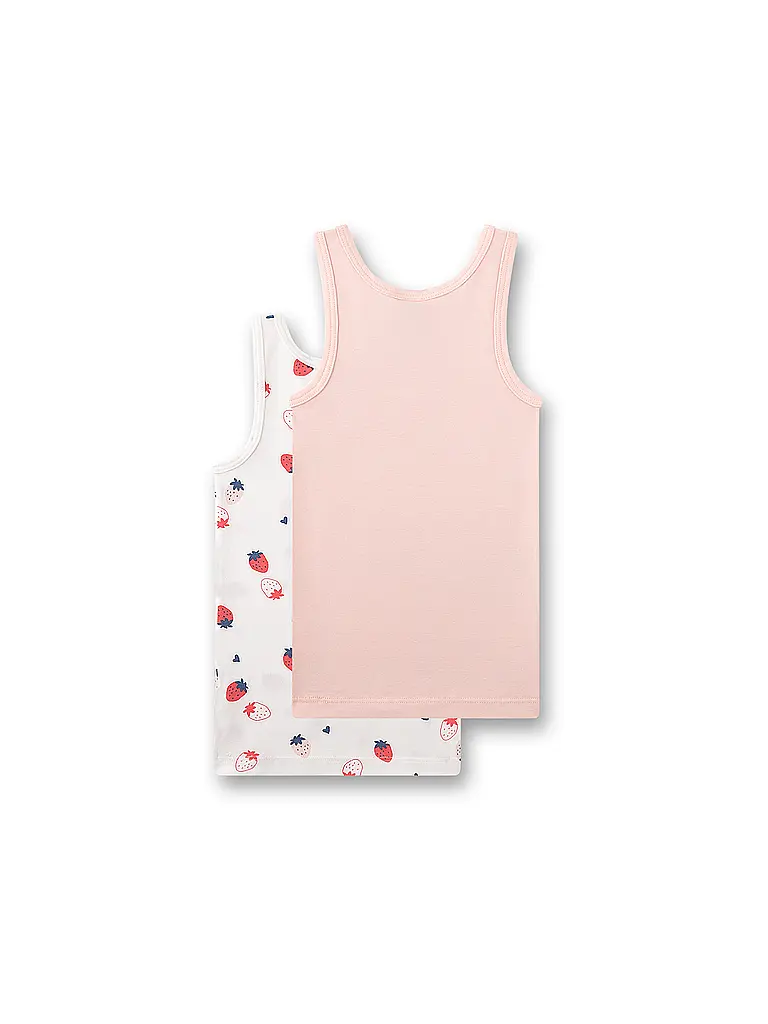 SANETTA | Top pour fille - Débardeur lot de 2 white pebb | Crème