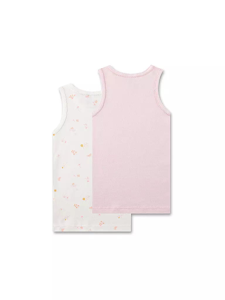 SANETTA | Top pour fille lot de 2 white pebb | 