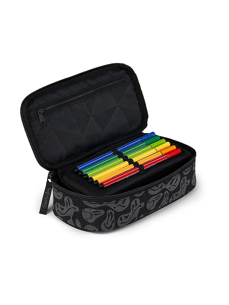 SATCH | Ensemble de sac à dos scolaire Blurry Faces | Noir