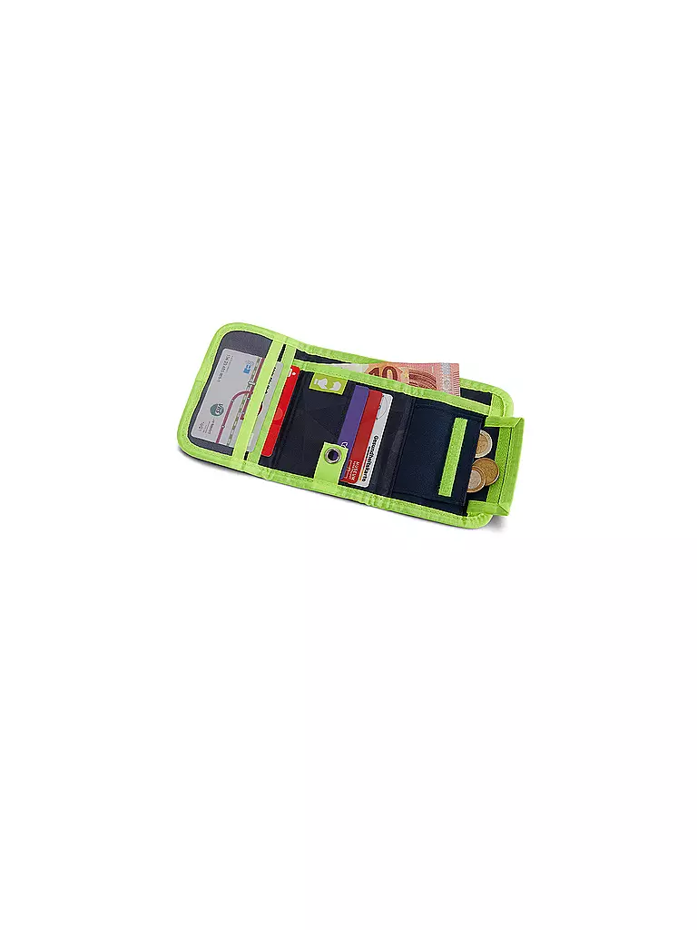 SATCH | Portefeuille Toxic Yellow | dunkelblau