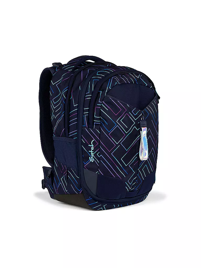 SATCH | Sac à dos scolaire Match Purple Laser | Bleu foncé