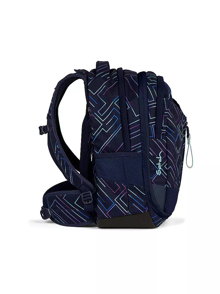 SATCH | Sac à dos scolaire Match Purple Laser | Bleu foncé