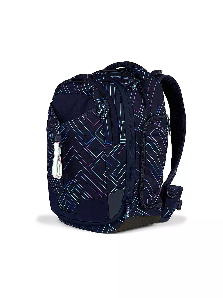 SATCH | Sac à dos scolaire Match Purple Laser | Bleu foncé