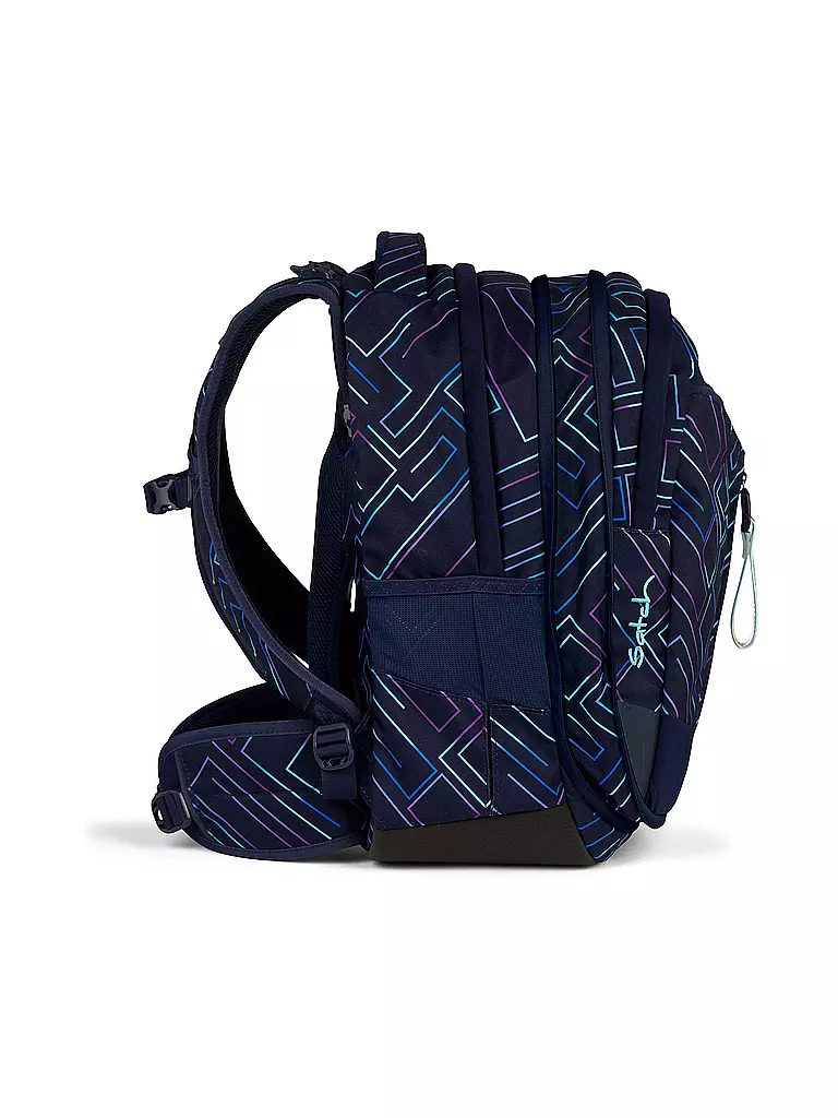 SATCH | Sac à dos scolaire Match Purple Laser | Bleu foncé