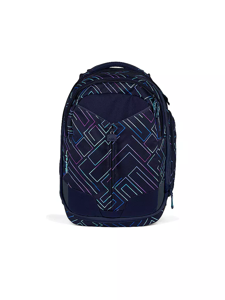 SATCH | Sac à dos scolaire Match Purple Laser | Bleu foncé