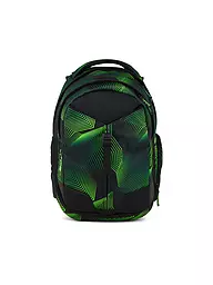 SATCH | Sac à dos scolaire Match Seismic Green | Noir