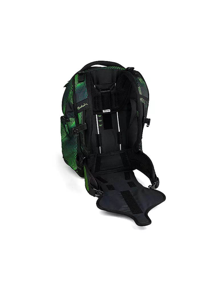 SATCH | Sac à dos scolaire Match Seismic Green | 