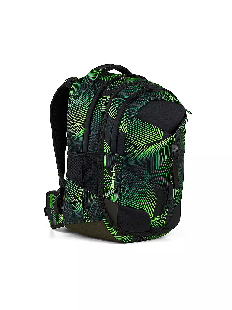 SATCH | Sac à dos scolaire Match Seismic Green | schwarz