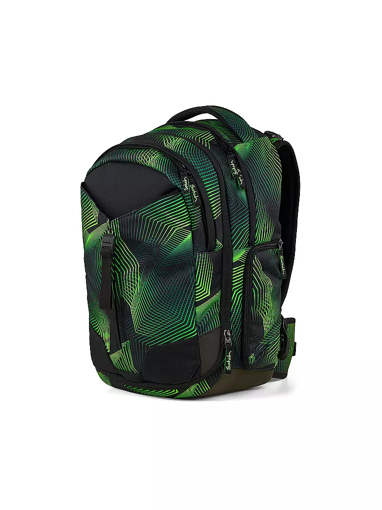 SATCH | Sac à dos scolaire Match Seismic Green | 