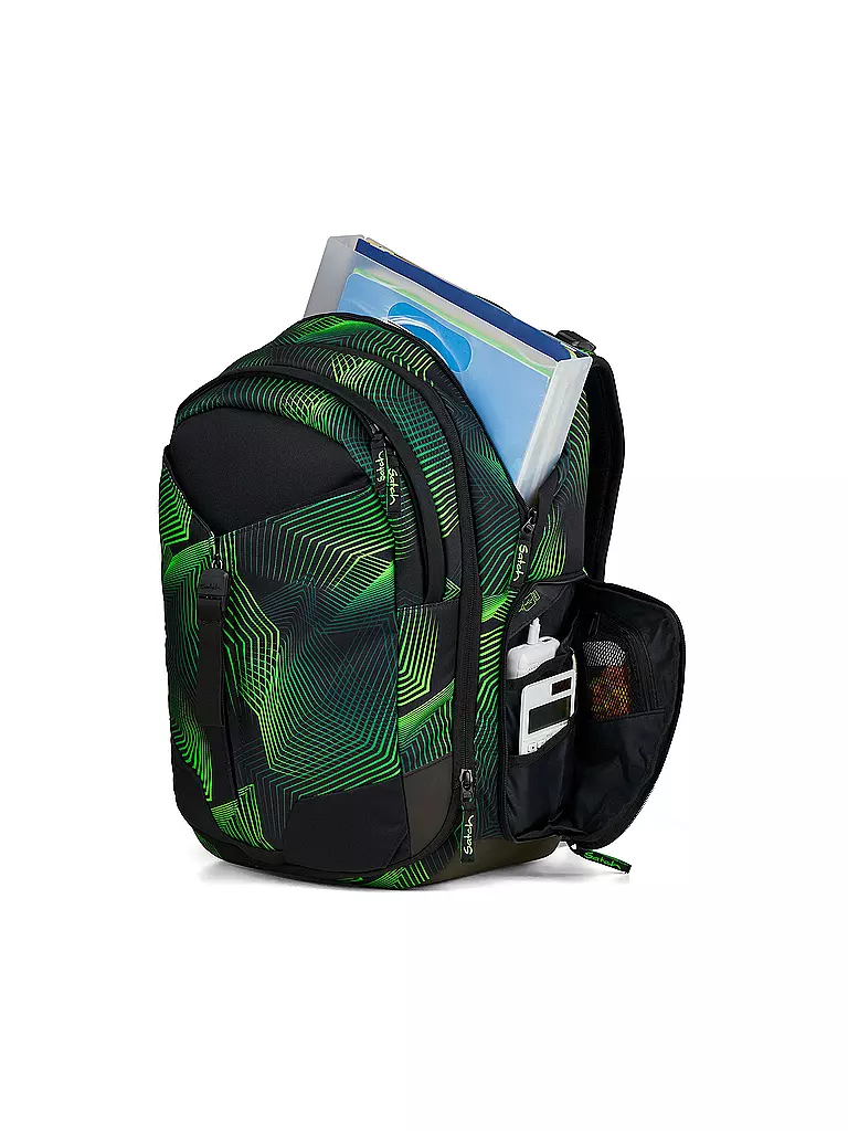 SATCH | Sac à dos scolaire Match Seismic Green | 