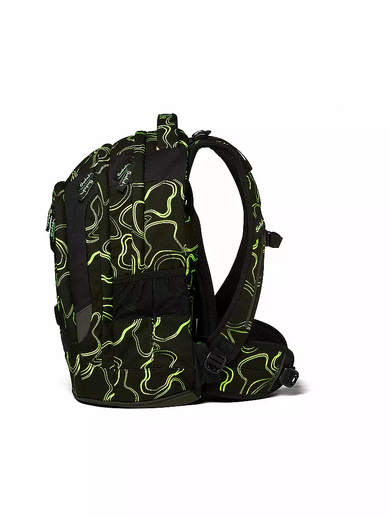 SATCH | Sac à dos scolaire Pack - Green Supreme | Noir