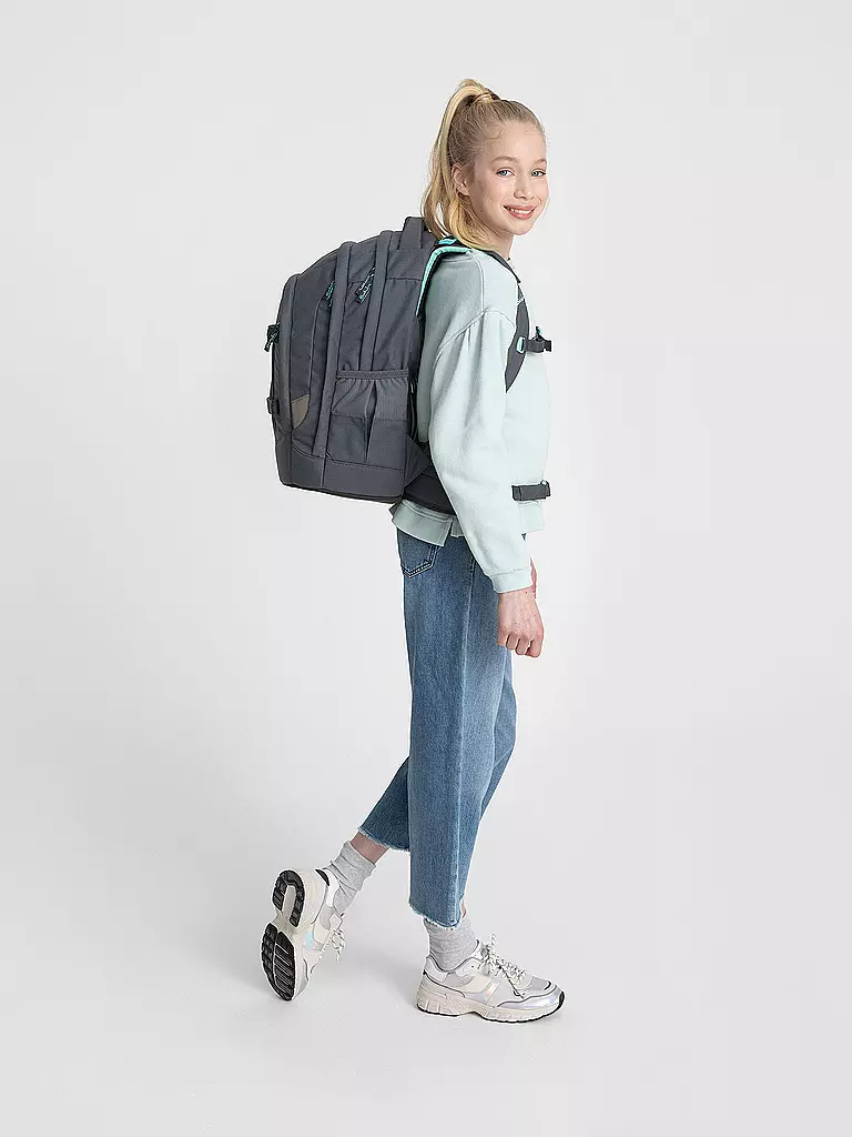 SATCH | Sac à dos scolaire Pack - Mint Phantom | Gris