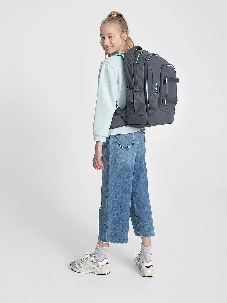SATCH | Sac à dos scolaire Pack - Mint Phantom | Gris