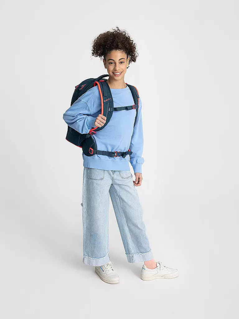 SATCH | Sac à dos scolaire Pack - Pink Phantom | Bleu foncé