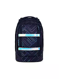 SATCH | Sac à dos scolaire Pack Purple Laser | Noir