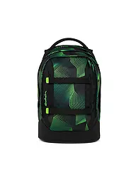 SATCH | Sac à dos scolaire Pack Seismic Green | Noir